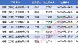 大动作！中建材、海螺、红狮成立35家新公司！